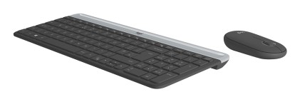 Logitech MK470 tastiera Mouse incluso RF Wireless QWERTY Spagnolo Grafite