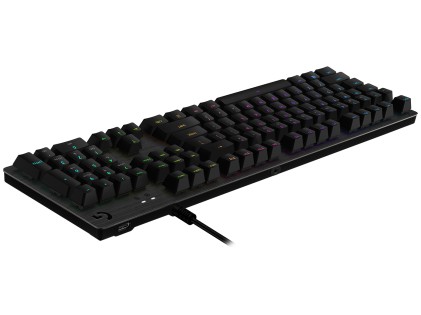 Logitech G G513 CARBON LIGHTSYNC RGB Mechanical Gaming Keyboard, GX Brown tastiera USB QWERTY Spagnolo Carbonio
