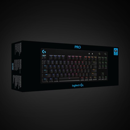 Logitech G PRO tastiera QWERTY US International Nero
