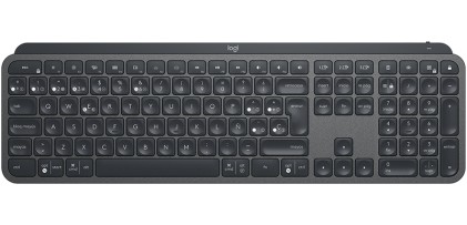 Logitech MX Keys tastiera RF senza fili + Bluetooth QWERTY Spagnolo Grafite
