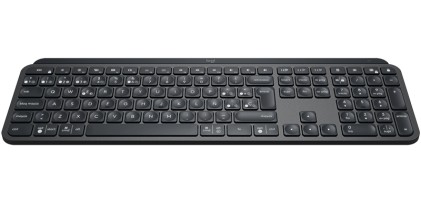 Logitech MX Keys tastiera RF senza fili + Bluetooth QWERTY Spagnolo Grafite