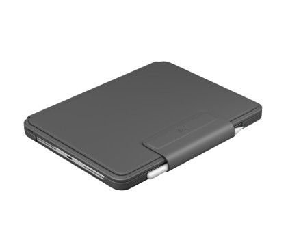 Custodia Logitech Slim Folio Pro con tastiera Bluetooth retroilluminata per iPad Pro 1a e 2a generazione 11" - Accensione/spegnimento automatico - Digitazione comoda - Chiusura magnetica - Colore grigio