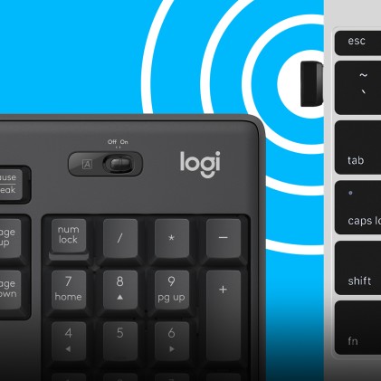 Logitech Bundle Mouse + Tastiera Wireless Combo Mk295