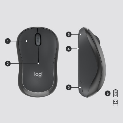 Logitech Bundle Mouse + Tastiera Wireless Combo Mk295