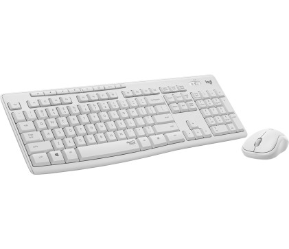 Logitech MK295 Silent Wireless Combo tastiera Mouse incluso USB QWERTY Spagnolo Bianco