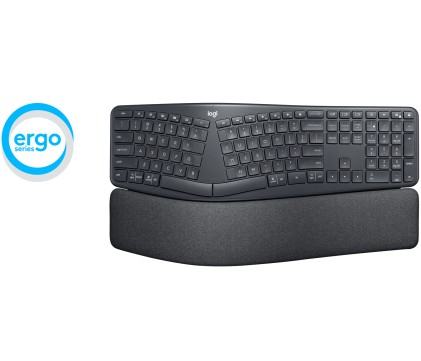 Logitech Ergo K860 tastiera RF senza fili + Bluetooth Spagnolo Grafite