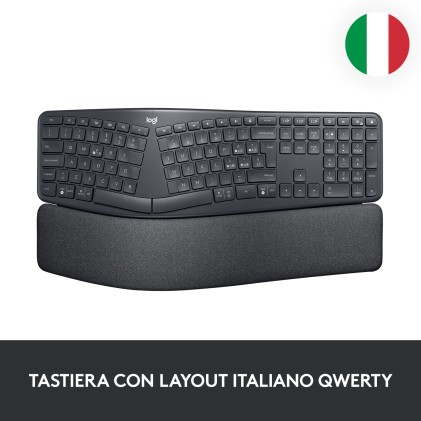 Tastiera Computer Logitech 920-010106 Ergo Wireless Split K860 Black
