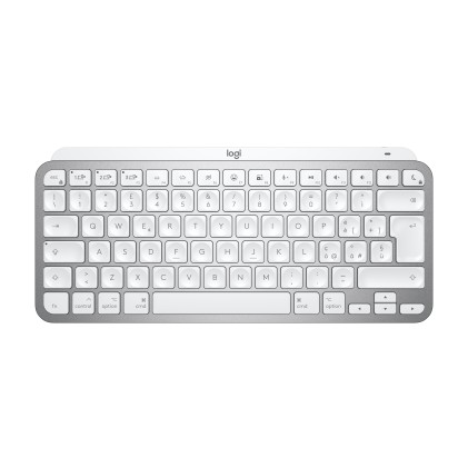 Tastiera Computer Logitech 920-010522 Keys Mini Per Mac Pale Grey