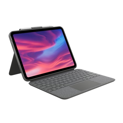 Tastiera Logit Combo X Ipad 10?11? Custodia Tast. E Trackpad