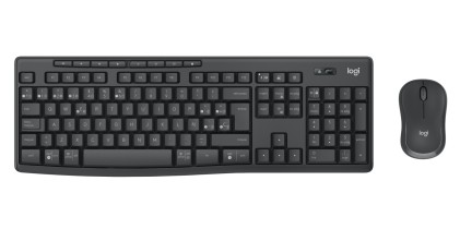 Logitech 920-012071 tastiera Mouse incluso Ufficio RF senza fili + Bluetooth QWERTY Spagnolo Grafite