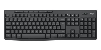 Logitech 920-012071 tastiera Mouse incluso Ufficio RF senza fili + Bluetooth QWERTY Spagnolo Grafite