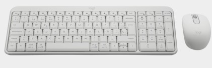 Logitech 920-013544 tastiera RF senza fili + Bluetooth Spagnolo Bianco