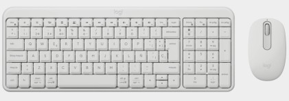 Logitech 920-013544 tastiera RF senza fili + Bluetooth Spagnolo Bianco