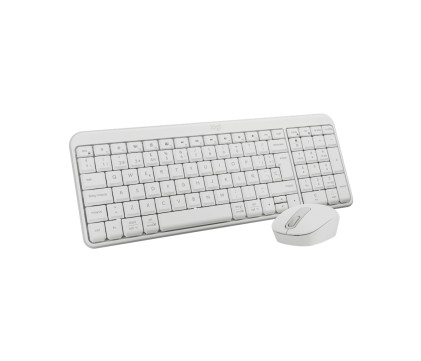 Logitech 920-013544 tastiera RF senza fili + Bluetooth Spagnolo Bianco