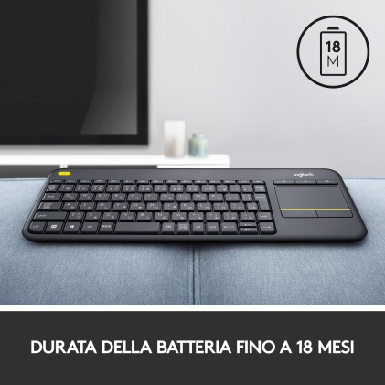 Tastiera Wireless Logitech K400 Plus