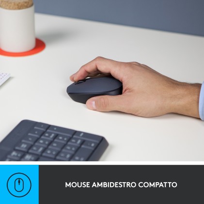 Tastiera E Mouse Logitech Wireless Combo Mk235