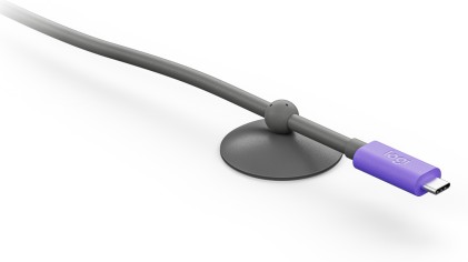 Logitech 952-000195 cavo USB USB 3.2 Gen 2 (3.1 Gen 2) 5 m USB C Grafite, Viola