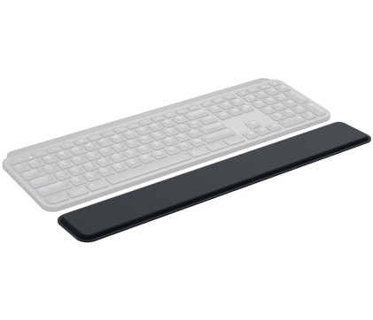 Poggiapolsi antiscivolo Logitech Mx - Alta qualit&agrave; - Solido e confortevole - Colore nero