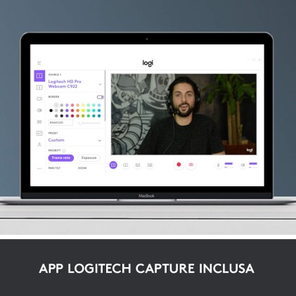 Logitech Webcam Pro Usb Full Hd Autofocus E Microfono C920