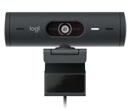 Webcam Logitech Brio 500 Black Full Hd 1080P Showmode 4X 90Gradi