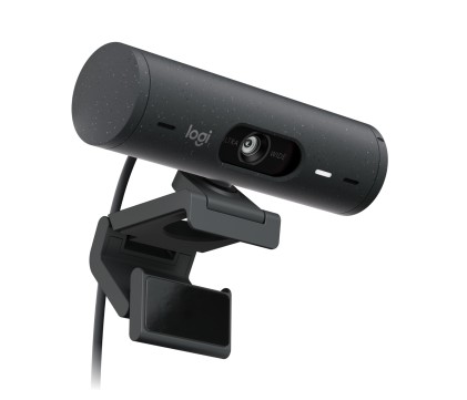 Webcam Logitech Brio 500 Black Full Hd 1080P Showmode 4X 90Gradi