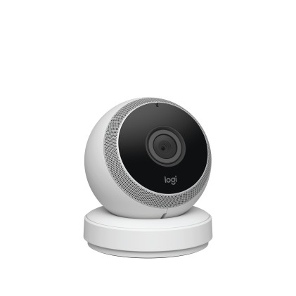 webcam Logitech Circle 3MP 1280 x 720Pixel Wi-Fi Bianco webcam