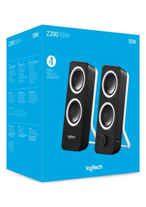 Speaker Logitech Z200 Midnight Black