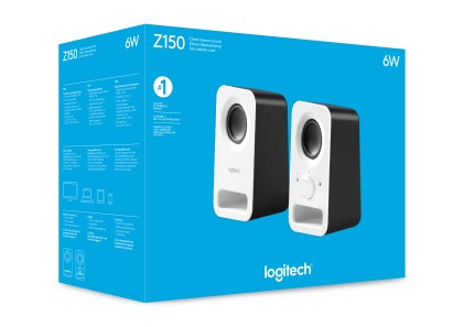 Logitech Z150 Multimedia Speakers Bianco Cablato 6 W