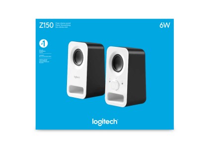 Logitech Z150 Multimedia Speakers Bianco Cablato 6 W