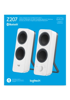 Logitech Z207 Bianco Con cavo e senza cavo 10 W