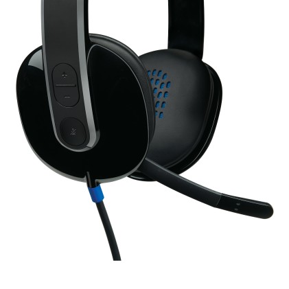 Logitech H540 USB Computer Headset Auricolare Cablato A Padiglione Ufficio USB tipo A Nero