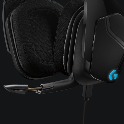 Logitech G G635 Auricolare Cablato A Padiglione Giocare Nero, Blu