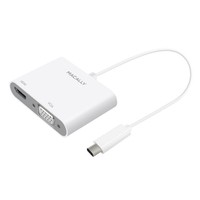Adattatore Usb-C To Vga+Hdmi 4K Type C Macally