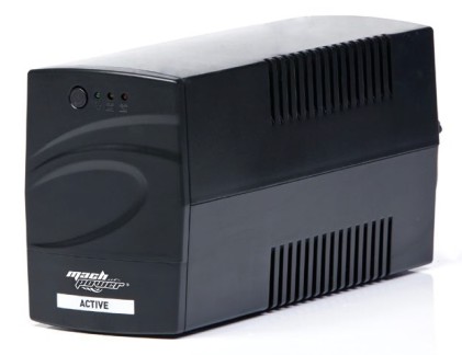 Machpower Ups 600Va/290W 1X12V/4,5Ah, 2Xoutput, Plastic Case