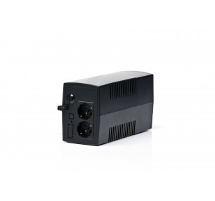 Machpower Ups 600Va/290W 1X12V/4,5Ah, 2Xoutput, Plastic Case