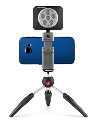 Adattatore Smartphone Manfrotto Twistgrip Clamp Universale Mtwistgrip