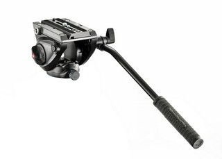 Testa Treppiede Manfrotto Mvh500Ah Move Video Con Base Piatta 1 Leva F