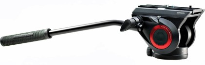 Testa Treppiede Manfrotto Mvh500Ah Move Video Con Base Piatta 1 Leva F