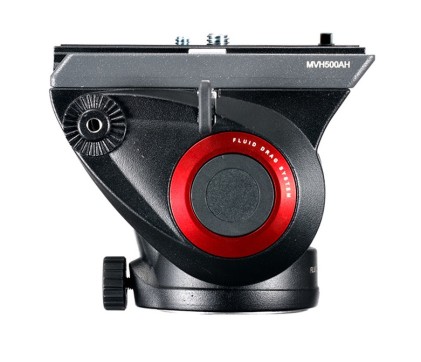Testa Treppiede Manfrotto Mvh500Ah Move Video Con Base Piatta 1 Leva F
