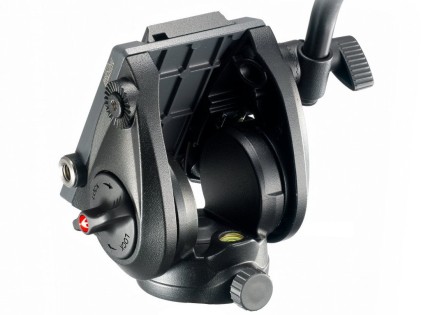 Testa Treppiede Manfrotto Mvh500Ah Move Video Con Base Piatta 1 Leva F