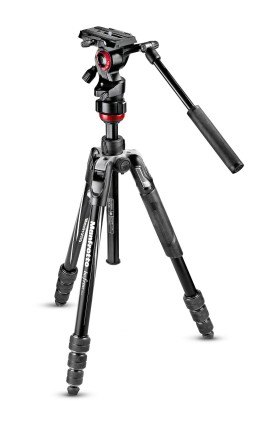 Treppiede Manfrotto Mvkbfrt-Live Befree Live Twist In Alluminio Black