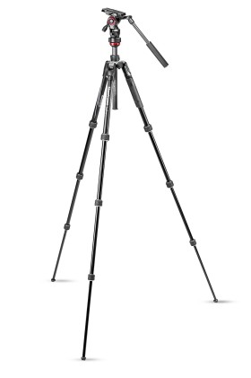 Treppiede Manfrotto Mvkbfrt-Live Befree Live Twist In Alluminio Black