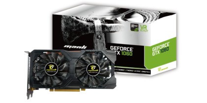 SVGA Manli GeForce GTX 1060 6GB Twin GDDR5X