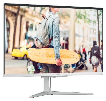 MEDION AKOYA E23301 AMD Athlon 300U 60,5 cm (23.8") 1920 x 1080 Pixel PC All-in-one 8 GB DDR4-SDRAM 256 GB SSD Windows 11 Home Wi-Fi 5 (802.11ac) Argento