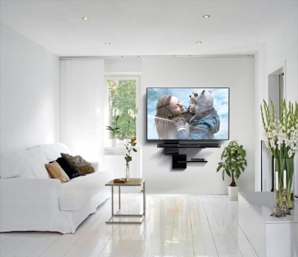 Supporto Parete Per Casse Meliconi 480527 Ghost Cubes Soundbar