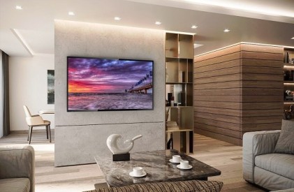 Supporto Monitor Parete Meliconi 480872 Flag Tv Nero