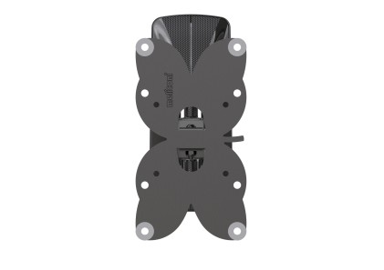 Supporto Monitor Parete Meliconi 480991 100 200 Spin Sdr Plus Black