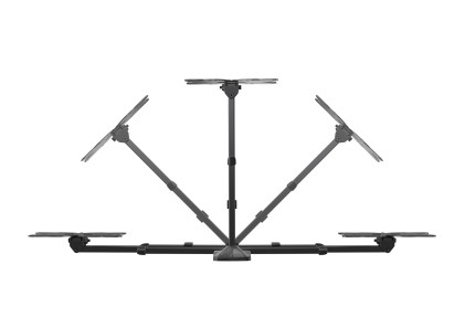 Supporto Monitor Parete Meliconi 480991 100 200 Spin Sdr Plus Black