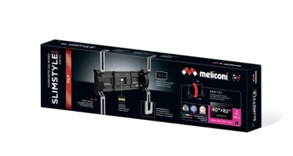 Supporto Monitor Parete Meliconi 600 St Slimstyle Plus 600 St Fino A 8