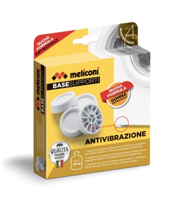 Base Lavatrice Meliconi Supporti Antivibrazione